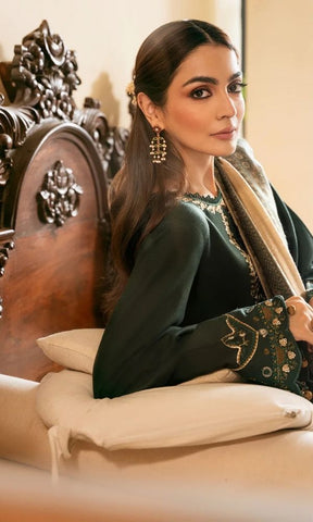 IZEL - Dhanak 3-Piece Unstitched Embroidered Suit