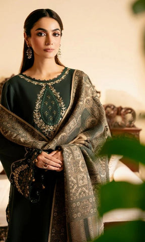 IZEL - Dhanak 3-Piece Unstitched Embroidered Suit