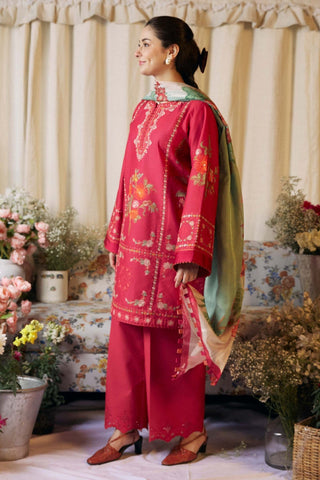 Zara Shah Jahan - Dhanak 3-Piece Unstitched Embroidered Suit