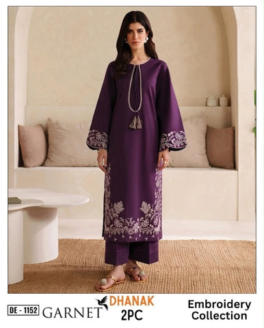 2-Piece | Premium Embroidered Winter Suit – DE-1152PR