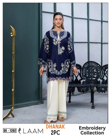 2-Piece | Premium Embroidered Winter Suit – DE-1202