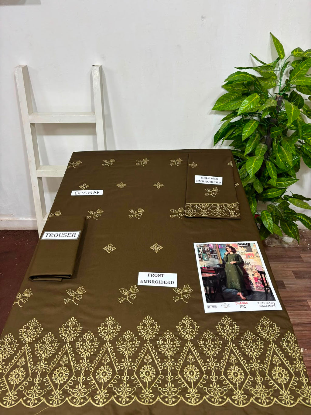 2-Piece | Premium Embroidered Winter Suit – DE-1216