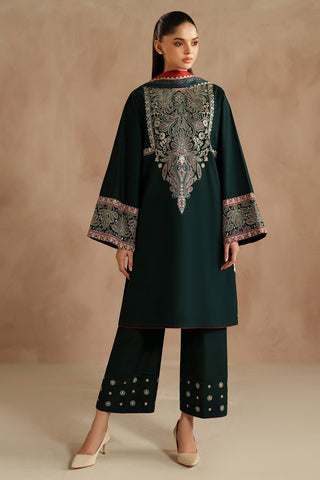 JAZMIN - Dhanak 3-Piece Unstitched Embroidered Suit