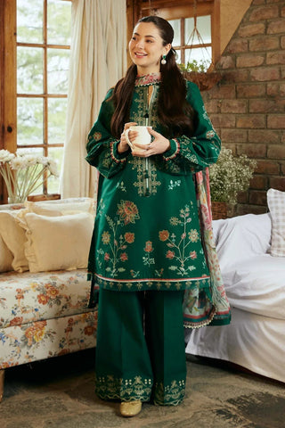 Zara Shah Jahan - Dhanak 3-Piece Unstitched Embroidered Suit