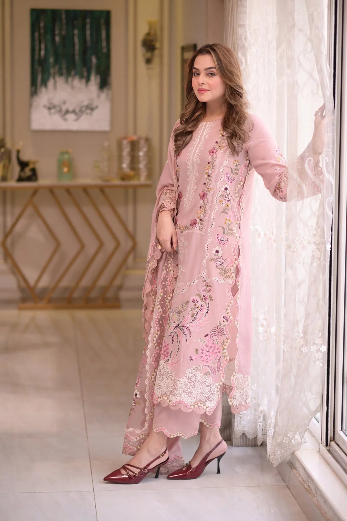 3 PC WINTER DHANAK UNSTITCH