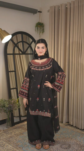 Tiraz Brand Dhanak 3PC