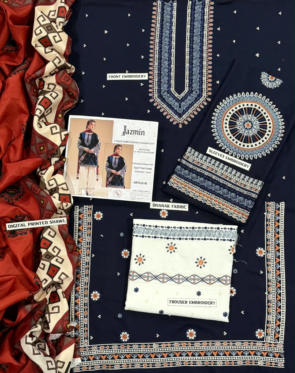 Jazmine Winter Dhanak unstiches