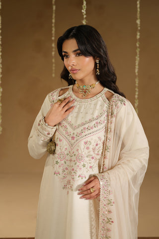 Rafza - Dhanak 3-Piece Unstitched Embroidered Suit