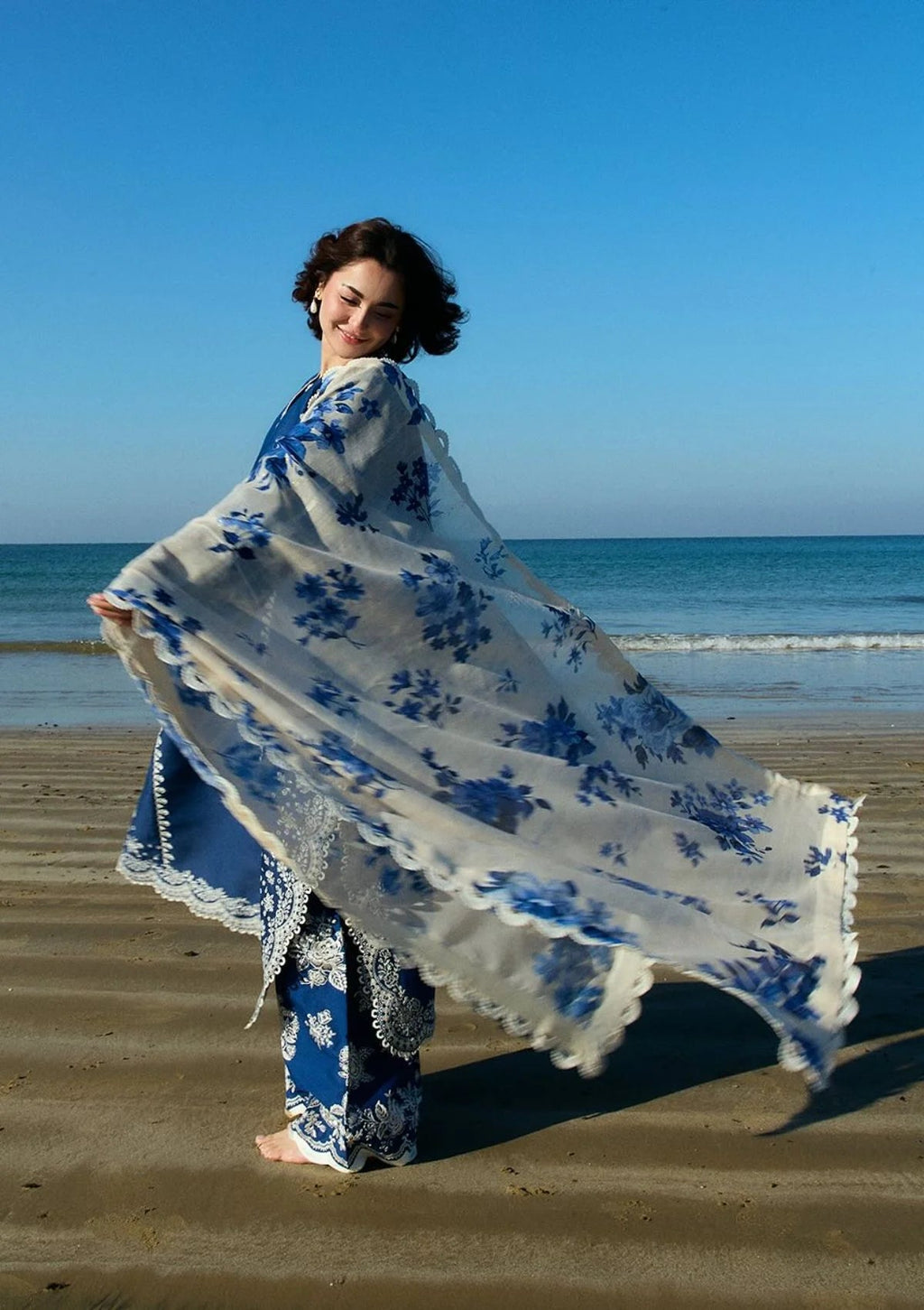 Wool Shawl Dhanak 3-Piece Heavy Embroidered Suit