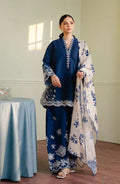 Wool Shawl Dhanak 3-Piece Heavy Embroidered Suit