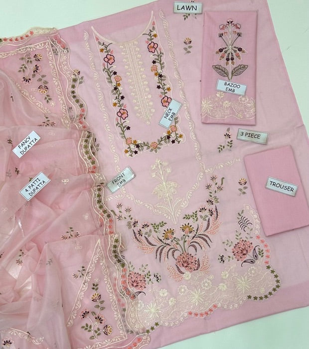 3 PC WINTER DHANAK UNSTITCH