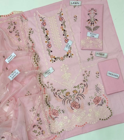 3 PC WINTER DHANAK UNSTITCH
