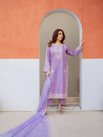 3 PC DHANAK EMBROIDRY
