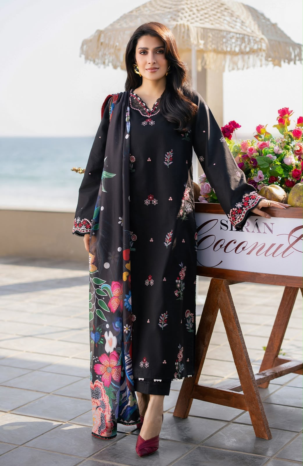 AFSANEH
CATEGORY  PURE DHANAK 3PC EMBROIDERED