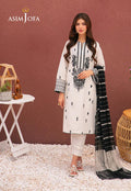 JAZMIN* PURE DHANAK 3PC EMBROIDERED*