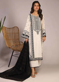 Embroidered Dhanak Winter 3Piece Dress