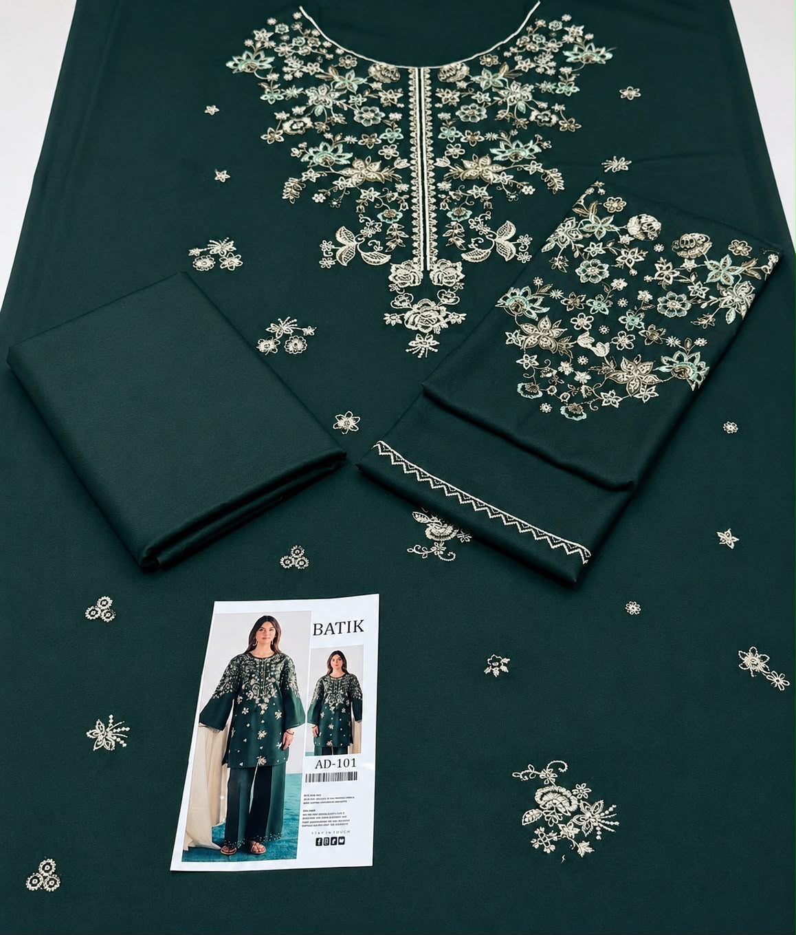 Winter Dhanak 2 Pc Embriodery