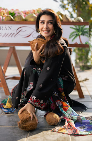 AFSANEH
CATEGORY  PURE DHANAK 3PC EMBROIDERED