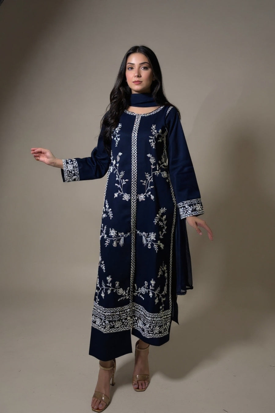 3PC WINTER DHANAK UNSTITCH