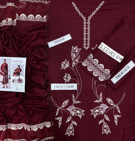 NEW ARRIVAL'S WINTER DHANAK COLLECTION 2026-2027
BRAND NAME* BAROQUE